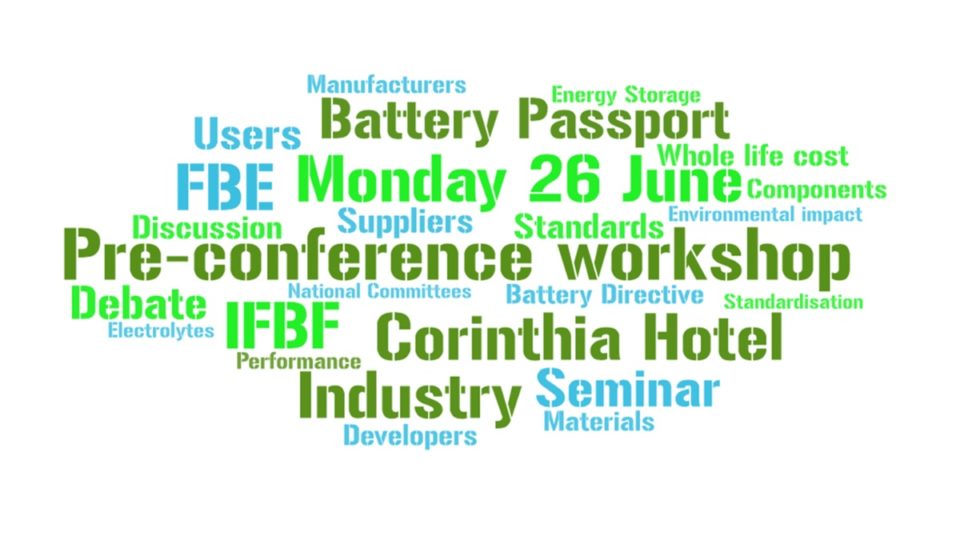 Battery Passport and Standardisation Workshop